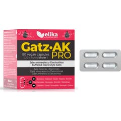 Elikafoods Gatz Ak Pro Sais Minerais 80caps