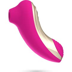 Crushious 2in1 Tapping & Sucking Vibrator Pink 1ud