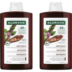 Klorane Pack Champô Quinine Edelweiss 2x400ml