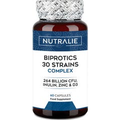 Nutralie Biprotics 30 Cepas Complex 60caps
