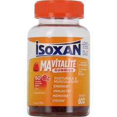 Isoxan Minha Vitalidade +60 Anos Frutos Vermelhos 60 Gummies