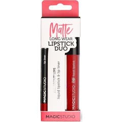 Magic Studio Matte Long Wear Lipstick Duo Set 2 Unidades