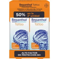 Bepanthol Tattoo Crema Solar Protectora SPF50+ 2 x 50ml
