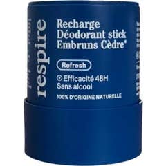 Respire Recarga Desodorizante Stick Névoa de Cedro 50 g