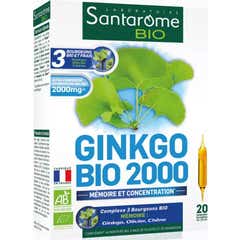Ginko Orgânico Santarome 2000 Amp 20