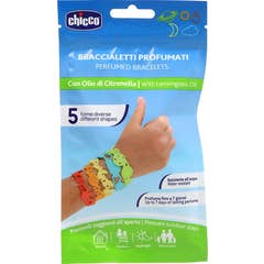 Chicco Pulseiras Perfumadas com Óleo de Citronela 5 unid.