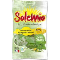Solemio Chicles Menta Eucalipto Menta Sin Azúcar Bio 100g
