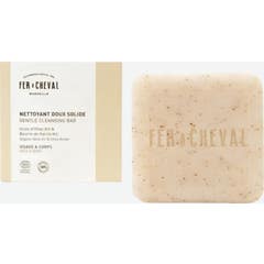Fer À Cheval Limpador Sólido Suave Rosto e Corpo 100 g