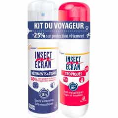 Insect Ecran Kit Viajante Trópicos Spray 75 ml + Toalhetes 100 ml