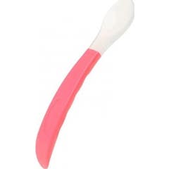 Kiokids Colher de Silicone Rosa