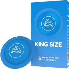 Love Match Preservativo King Size 6 Unidades