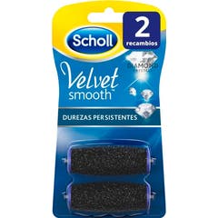 Scholl Velvet Smooth Diamond Cristais substituição cabeças persistente dureza 2uds