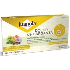 Juanola Garganta Dorida Própolis Forte Sabor Balsâmico Suave 20 Comprimidos