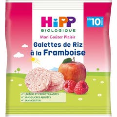 Hipp Torticas de Arroz Frambuesa Bio 30g