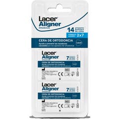 Lacer Aligner Cera de Ortodontia 2x7 barras