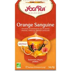 Yogi Tea Laranja Sanguínea Ecológica 17 saquinhos