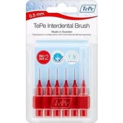 Escova interdental TePe ™ 0.5mm vermelho