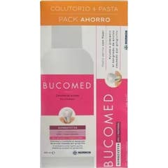 Normon Bucomed Pack Colutorio + Pasta Gingivitis 500 ml + 125 ml