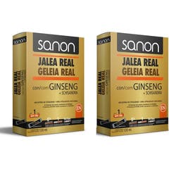 Sanon Duplo Geléia Real com Ginseng + Schisandra 12x10ml