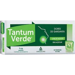 Tantum Verde Cloridrato de Benzidamina 3mg 20 Pastilhas