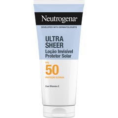 Neutrogena Ultra Sheer Protetor Solar Loção Invisível Corpo SPF50 200 ml
