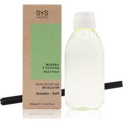 Sys Aromas Wood Vetiver Mikado Recarga com Varetas 200 ml