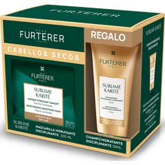 René Furterer Pack Sublime Karité Máscara Hidratante Disciplinante 200 ml + Champô Hidratante Disciplinante 50 ml