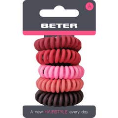 Beter Elásticos Espiral 3,5 cm Love at First Sight 5 Unidades