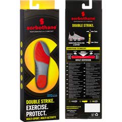 Palmilhas de Sorbothane Double Strike Tamanho 41 1pc