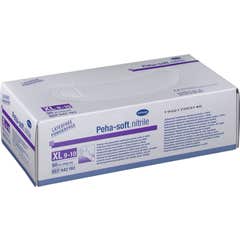 Luvas de nitrilo descartáveis Hartmann TXl 90pcs