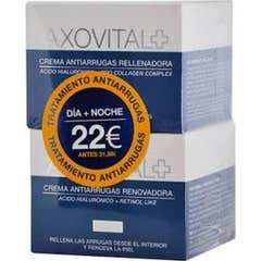 Axovital Pack creme anti-rugas dia anti-rugas 50ml + creme de noite 50ml