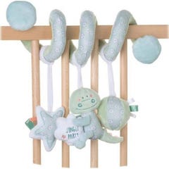 Saro em espiral com batata frita de festa na selva