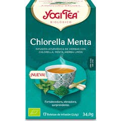 Chá Yogi Infusão Menta Chlorella 17 Sachets