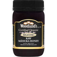 Woodland’s Mel de Manuka Monofloral Crua Bio MGO350 500 g