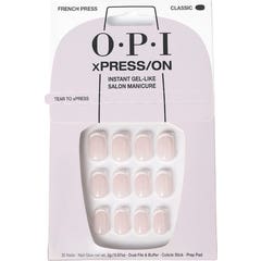Opi xPRESS/ON Kit Unhas Postiças Classic French Press