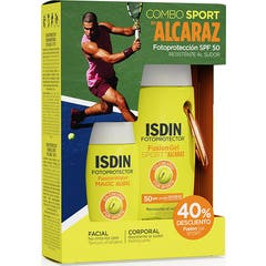 ISDIN Pack Alcaraz Fusion Water Magic 50 ml + Gel 100 ml