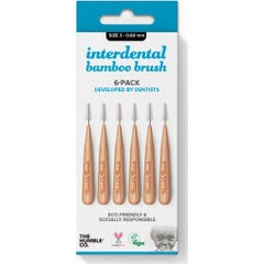 A Escova Interdental Humble Co 0.6mm Bamboo 6uts