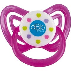 dBb Remond Pacifier Corações de silicone Púrpura 2 Anos 1ut