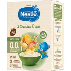 Nestlé Papa 8 Cereais com Fruta 0% Açúcares 330 g