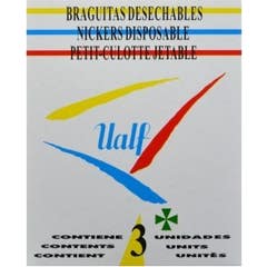 Calcinhas descartáveis Ualf T-Large 3uds