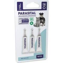 Parasital Pipetas Repelentes Gatos e Cães 3uds