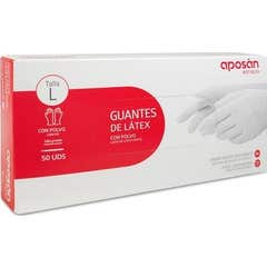 Aposan Guantes Latex L 50 Pares Aposan Guantes Latex L 50 Pares