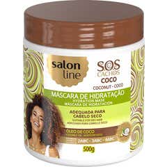 Salon Line S.O.S Cachos Máscara Hidratante Coco 500g