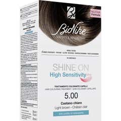 Bionike Kit Shine On High Sensitivity Plus 5,00 Castaño Claro