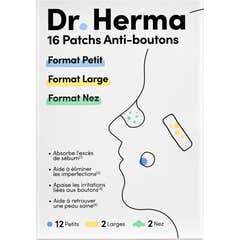 Dr. Herma Patch Anti-espinhas Mix Pequeno Grande Nariz 16 Unidades