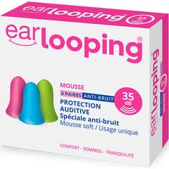 Earlooping Protección Auditiva Espuma 12uds
