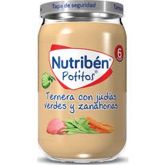 Nutriben Potito Vitela com Feijão Verde e Cenoura 235Gr