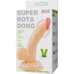 Dance Vibrators Ly-Super Rota Dong Vibrators Realistic Penis 1 peça