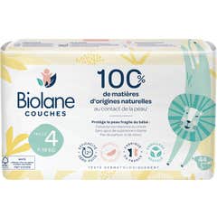 Biolane Couche Naturel Bébé Taille 4 44uts