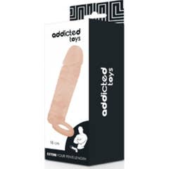 Extensão de Pénis Viciado em Brinquedos 16cm 1pc